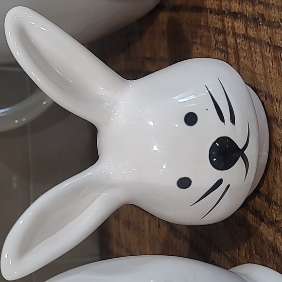 Rae Dunn White Bunny Sugar Jar - Picture 5 of 5